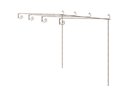 Garden Pergola, Garden Pergolas Vidaxl Marrom Ferro (4 X 3x 2.5 M)