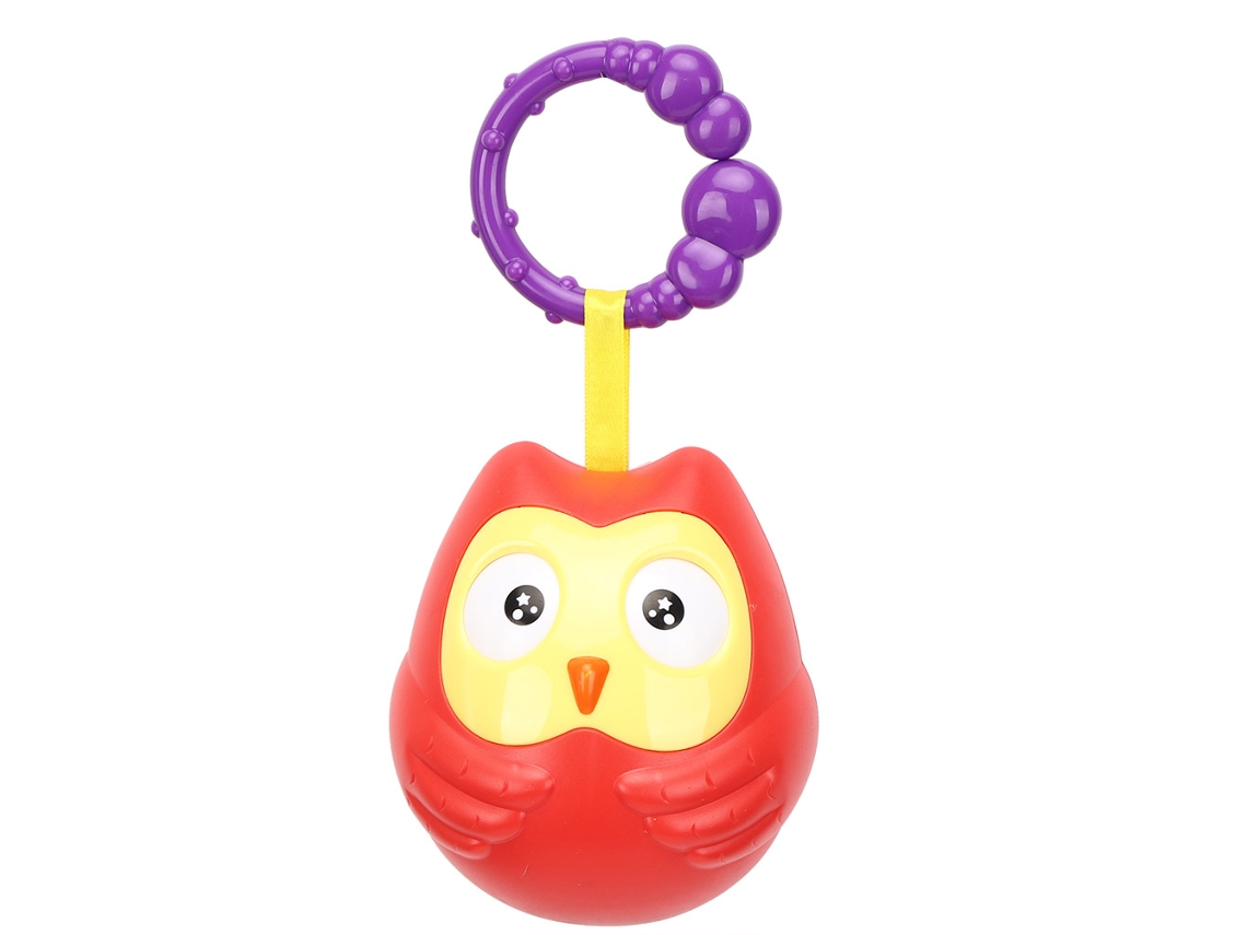 Brinquedo De Sino Em Forma De Coruja Para Crianças Bebês Com Chupeta Vermelha Brinquedo Educativo Presente