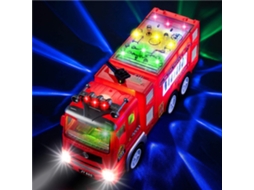 Primerox caminhão de Bombeiro Luminoso para Crianças com Luz e Som Brinquedo de Presente