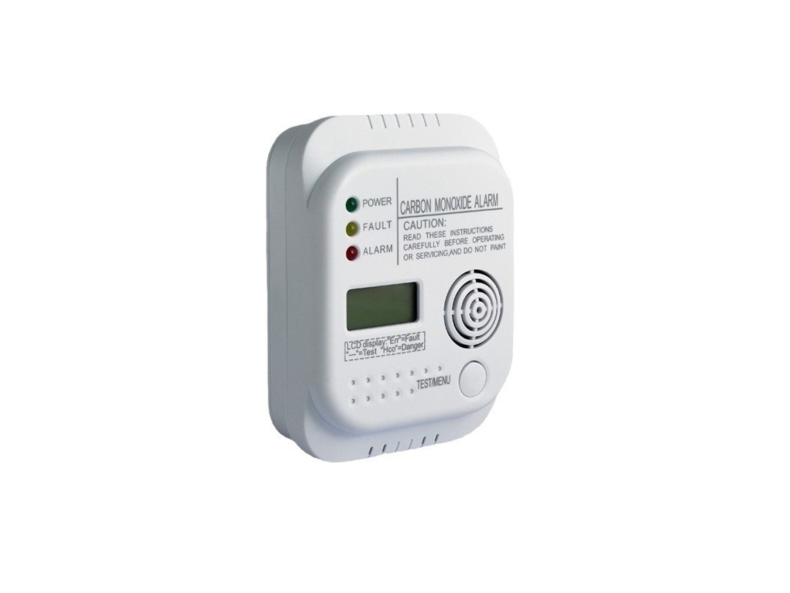Detector De Monóxido De Carbono Com Lcd E Alarme, Detetor De Co Para Casa, Segurança Doméstica