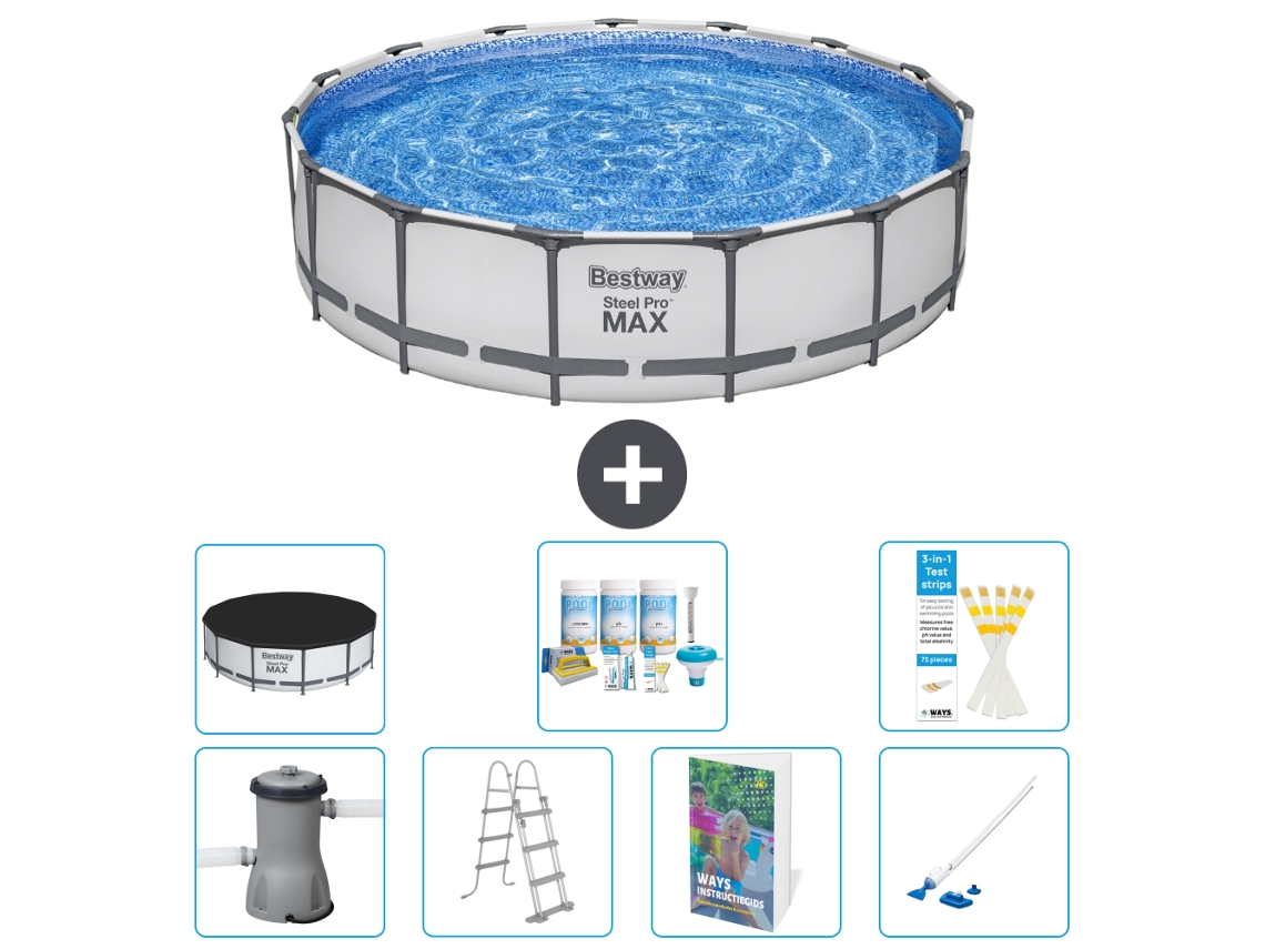 Bestway Piscina Bestway Steel Pro Max Redonda - 457x122 Cm - 8-peças S658