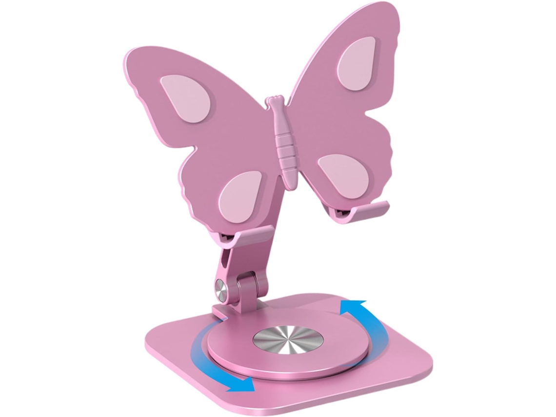 Suporte De Mesa Moderno Para Celular Com Rotação De 360° E Design Antiderrapante.