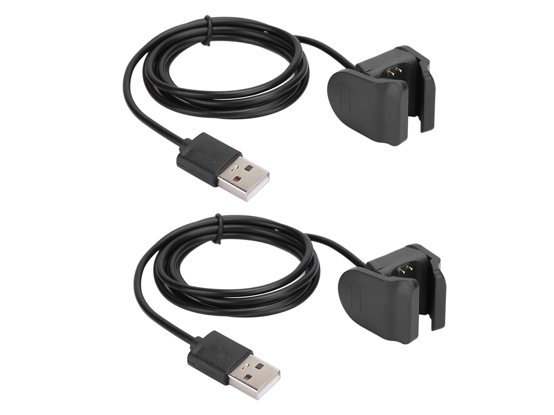 Cable de datos ORAIMO de 1m con pinza de sujeción para Xiaomi Mi Band 4, negro, 5V, 0,5A (2 unidades)