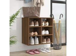 Shoe Cabinet, Shoe Cabinets Vidaxl Marrom Madeira Processada (52.5 X 30 X 50 Cm)