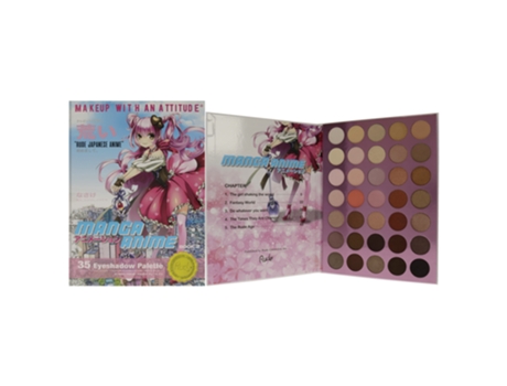 Paleta de sombras Manga Anime 35 Livro 2 da RUDE COSMETICS para mulheres - sombra de olhos de 1,34 oz