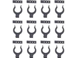Conjunto De 12 Fixadores Multiuso Para Rodapé Cozinha Com Clipes, Para Fixação De Rodapés, Fivela E Rodapés De Fixação