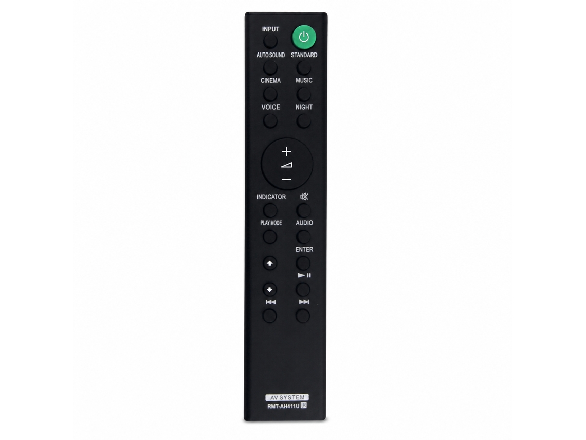 Comando À Distância Para Sistema Av Sony Compatível Com Rmt-ah411u_zhd