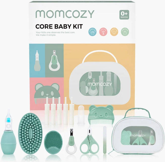 Kit de Cuidados de Bebé MOMCOZY Core Tudo-em-Um (9 Acessórios com Estojo)