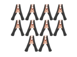 10pcs Pinça de Cabo de Bateria 100A com Abertura de 20mm, Leve para Carros e Veículos S/MARCA