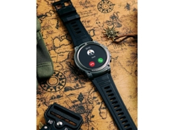 Smartwatch para homens Atende/Faz chamadas Round 1.43 Amoled Fitness Tracker Monitoramento de sono/frequência cardíaca/Spo2 testado Yizhood