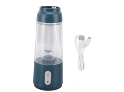 Xícara Liquidificador Elétrico Portátil 300ml com 1200mah USB, Verde Escuro | S/MARCA