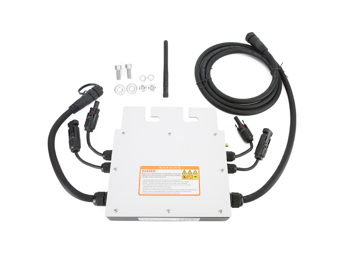Laxiscreed Mini Inversor Solar Ip65 À Prova D'água Compatível Com 120v E 230v