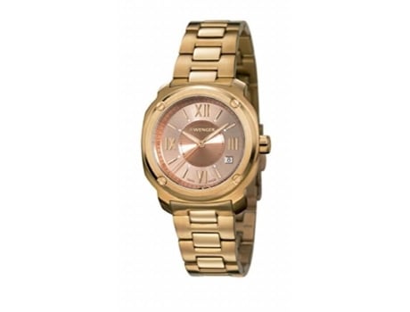 Relógio 01.1121.112 3ox4fv Quartzo Analógico Dourado Rose Mulher