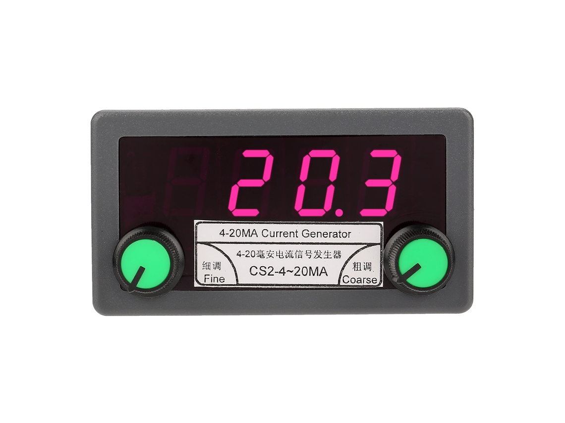 Gerador de Sinal de Corrente Digital 4 20ma com Ajuste Grosso/fino e Saída de Corrente Constante