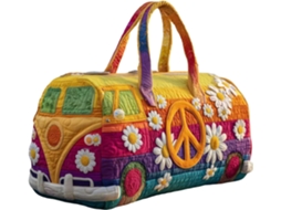 Mala de Viagem AQUAFORGE 30L com rodinhas, compartimentos, ideal para fim de semana