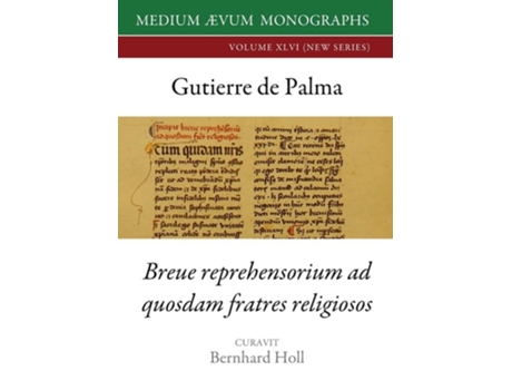 Livro Gutierre De Palma Breue Reprehensorium ad Quosdam Fratres Religiosos de de Palma Gutierre (Inglês)
