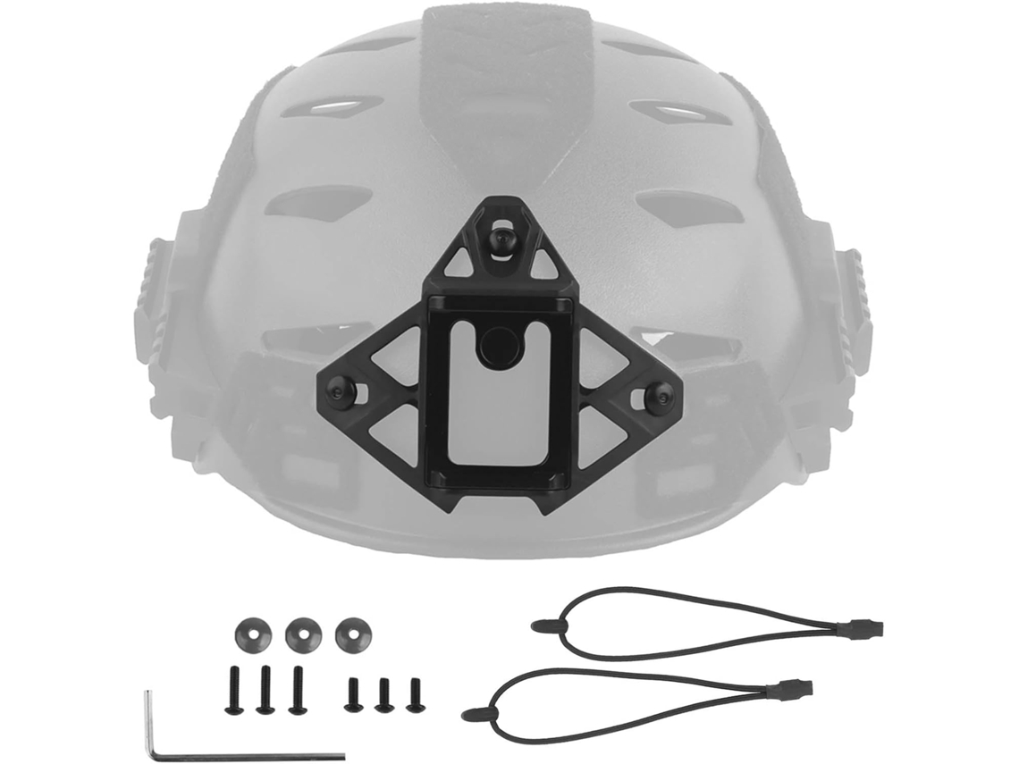 Suporte Nvg Para Capacete Tático Com Capa Elástica Modular E Base De Montagem Câmera Ação – 3 0