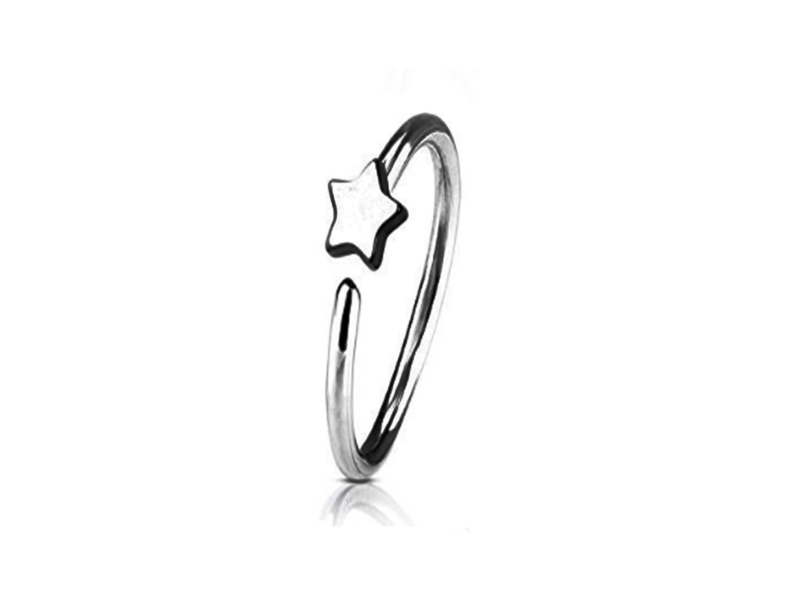 Brinco De Nariz Aço Inoxidável Decoração Piercing Corporal