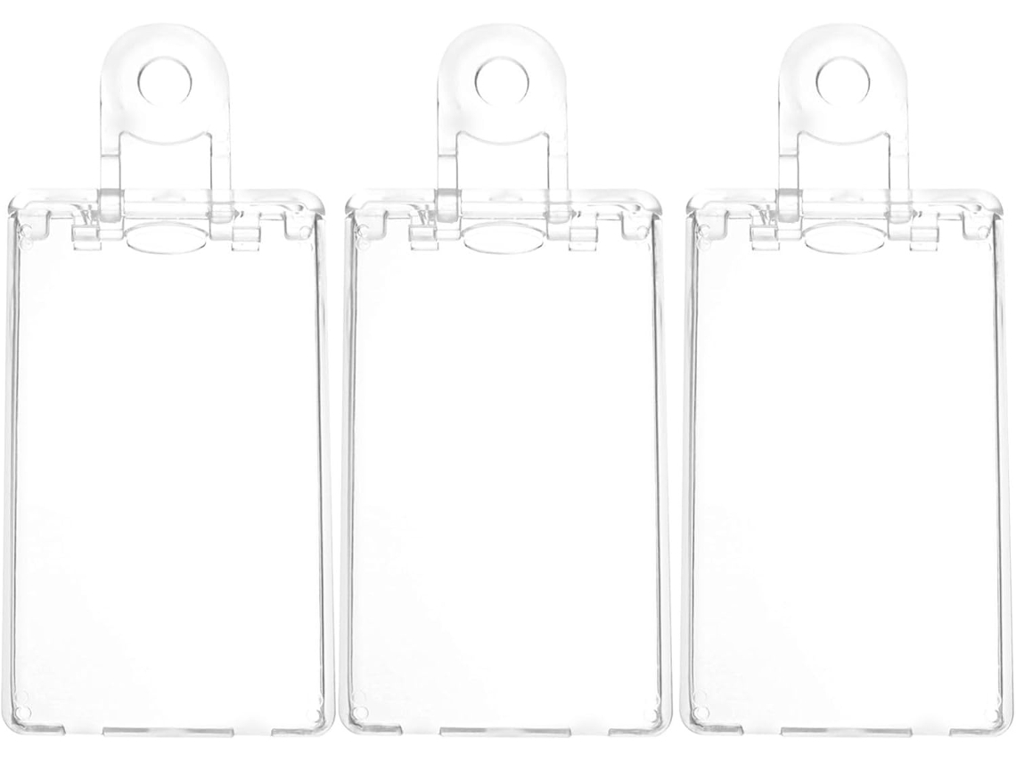 Lurelia Porta-crachá Transparente Vertical Para Escritório E Escola