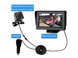 Monitor Bebê Carro LAXISCREED 4.3 Polegadas