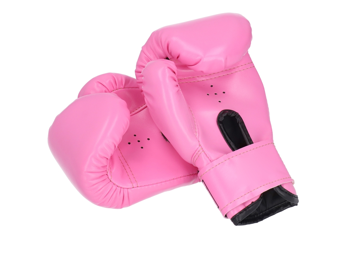 Luvas De Boxe Para Crianças 2pcs Treinamento Luta Kickboxing Punho Proteção Soft Fushia