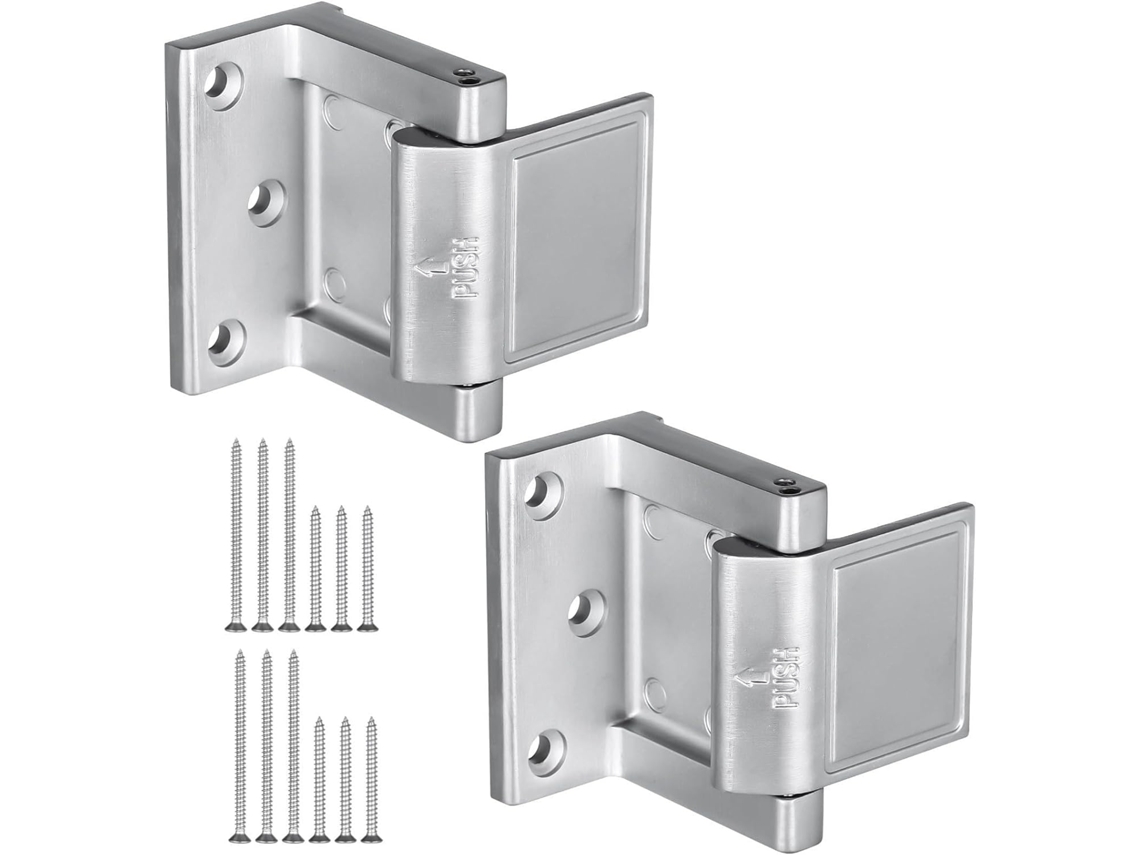 Pondon Conjunto De 2-travas Segurança Para Portas, Reforço Para Trava De Porta, Trinco De Liga Zinco, Segurança Para