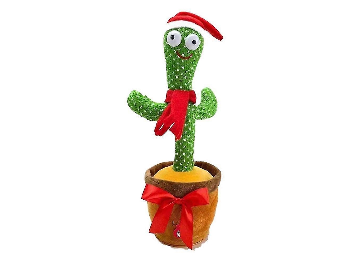 Cacto De Natal Cantor E Dançante Com Luzes