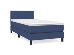 Box Spring Bed, Box Spring Beds Vidaxl Azul Tecido (80 X 200 Cm)