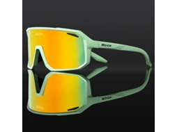 (estilo A6) Óculos De Sol Unissex Para Ciclismo Com Lentes De Polímero Semitransparentes Resistentes A Impactos E Com Proteção Uv400.