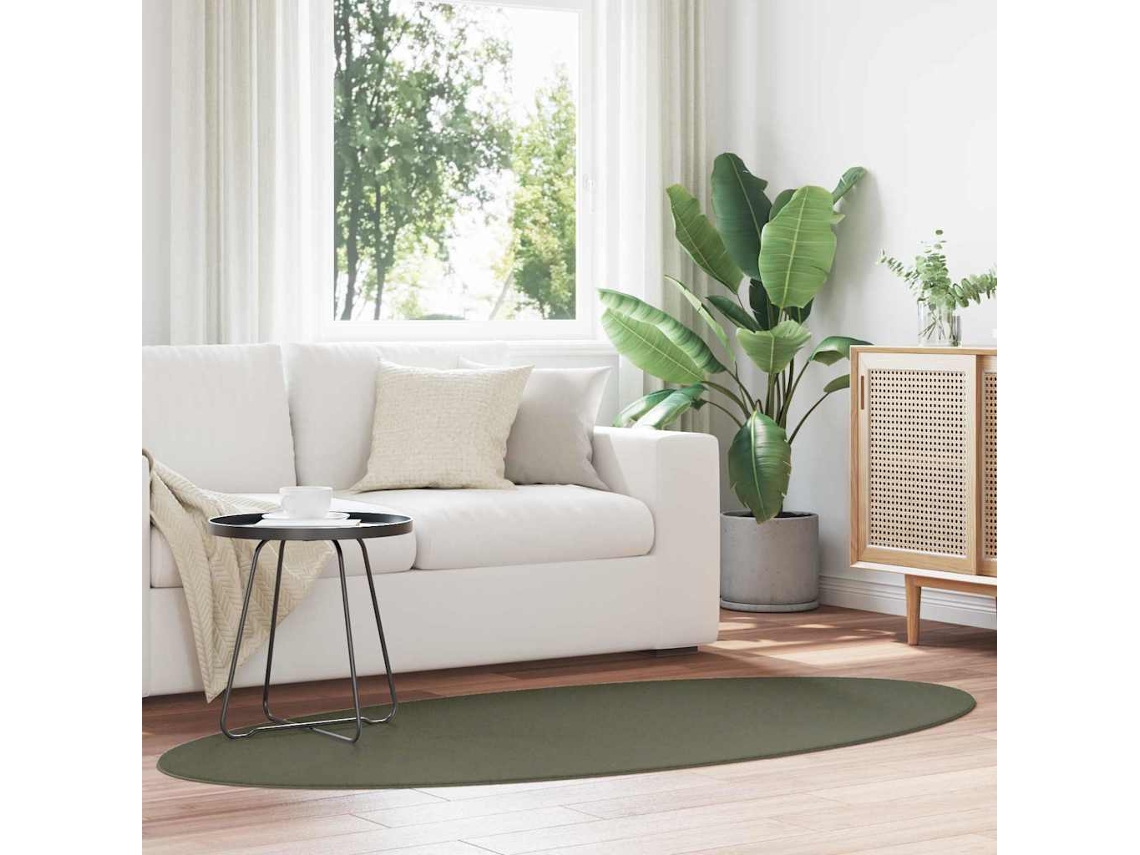 Vidaxl Tapete Huarte Verde Floresta 120 X 170 Cm 100% Poliéster
