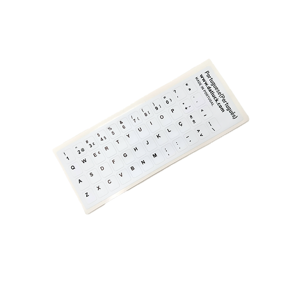Autocolante para Teclado Pt-Pt Branco DAT LUCK