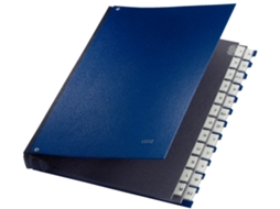 Pasta de Mesa LEITZ A4 A-Z 24 Compartimentos Plástico Azul