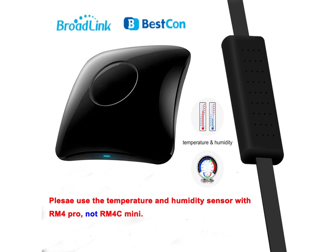 Rebe-sensor De Temperatura E Umidade Bestcon Hts2 Broadlink Com Porta Usb Compatível Com Rm4 Pro