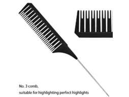 Pente Para Cabelo Pente De Colorir Pente De Modelagem Para Salão De Beleza Barbearia Lar
