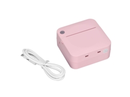 Impressora Portátil Mini De Termo 200dpi Bateria Recarregável Design Ergonômico Rosa