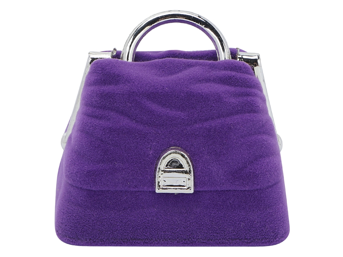 Caixa De Anel Durável Leve Roxo