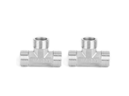 Conector em T Rosca Macho G1/2 Aço Inoxidável para Conexão de Tubos S/MARCA
