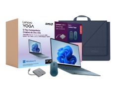 Bundle Portátil LENOVO Yoga Slim 7 14AGP11 (14'' - AMD Ryzen AI 7 445 - RAM: 16 GB - 512 GB SSD - AMD Radeon 840M Graphics) + Rato Yoga + Sleeve