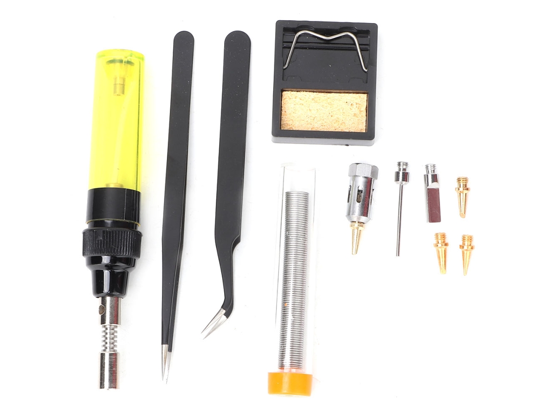 Pistola De Soldadura De Gas Eléctrica 8ml Torch Butano Herramienta Soldadora De Gas