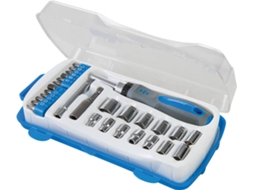 Conjunto de Chave de Caixa SILVERLINE 657544 - 28 peças