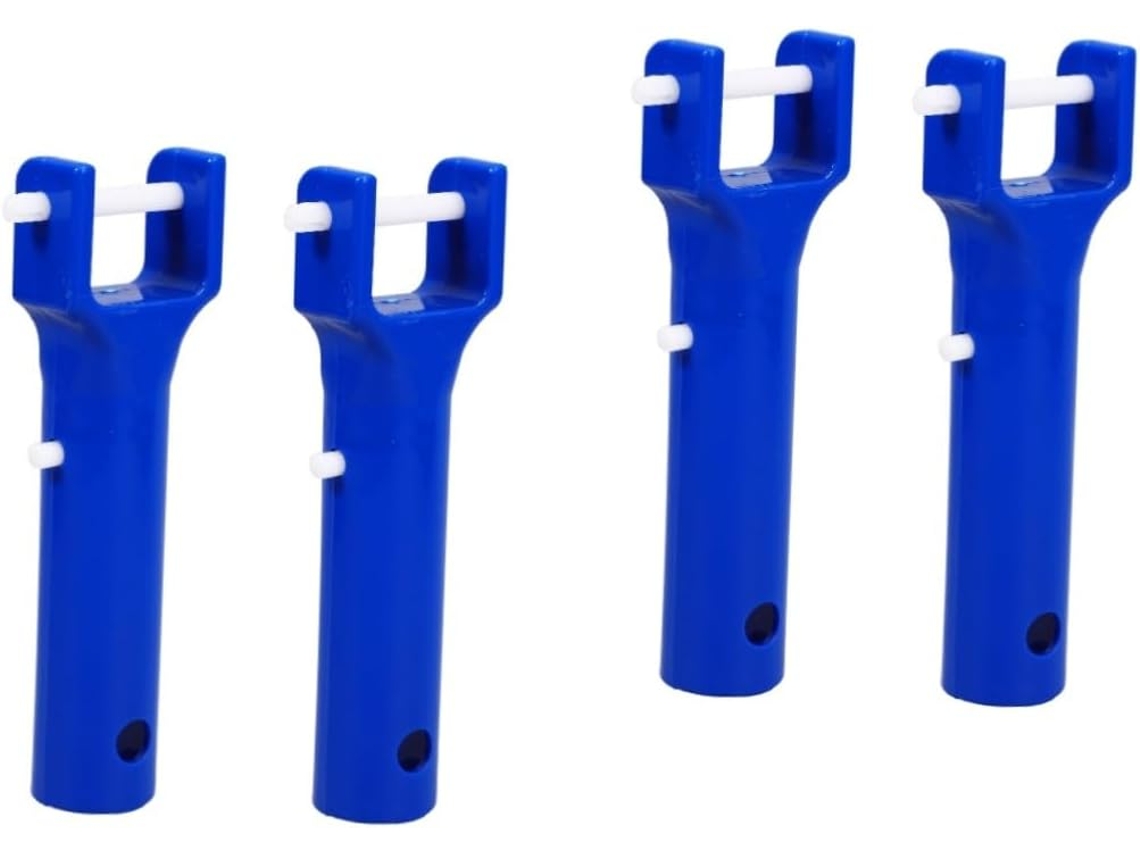 Kit de 4 Peças Inoomp Comlimpeza para Piscinas, Cabo de Plástico para Limpeza Eficaz, Fácil de Instalar e para Piscinas CHABERLU