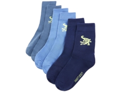 Meias Para Criança 5 Pares Ue 23-26