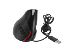 RATÓN VERTICAL ERGONÔMICO PARA DESTROS COM DPI AJUSTÁVEL, CABO ÓPTICO USB, SMART DREAM