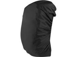 Capa de Chuva AQUAFORGE, para mochila, refletora, preta, tamanho M