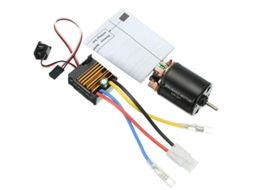 Motor 55540 60a Esc Carbono Escovado 1/10 Rc Crawler Eixo 3.175mm Peças de Carro Rc MDUG