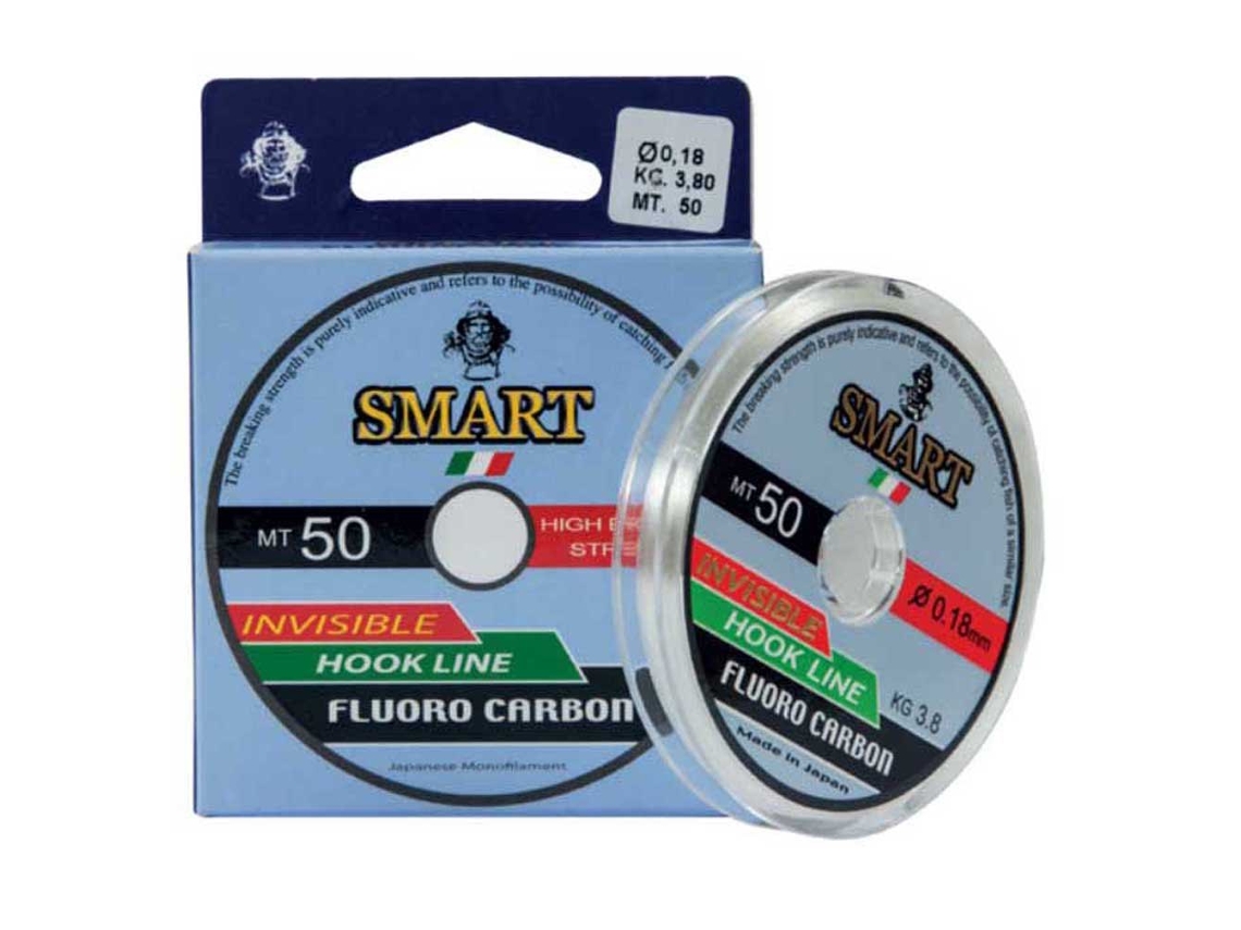 Fluorocarbono Smart Stiff 50 M Transparente 0.140 Mmmaver