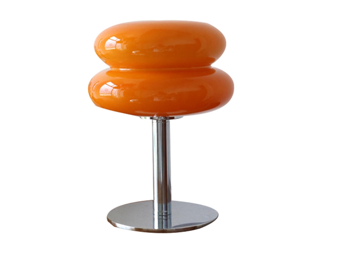 Lâmpada de Mesa Tarte de Ovo Fofa Vidro Usb Luz Suave Eficiente Energia Luminária de Mesa para Quarto