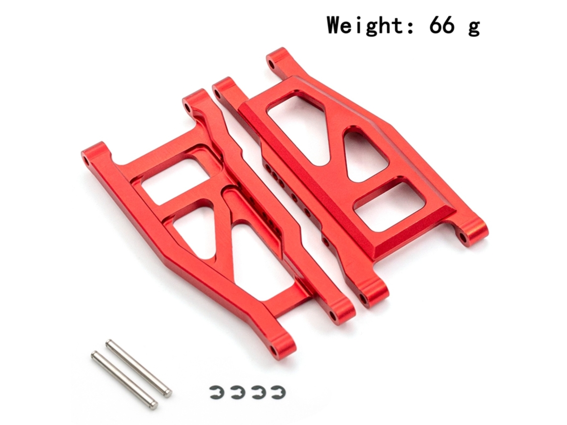 Braços De Suspensão Trax4 Slash Rustler 4wd 3655x Vermelho