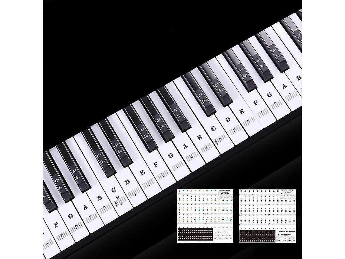 Adesivo Transparente Para Teclado De Piano Com 88 Teclas E Teclado Eletrônico Everley891