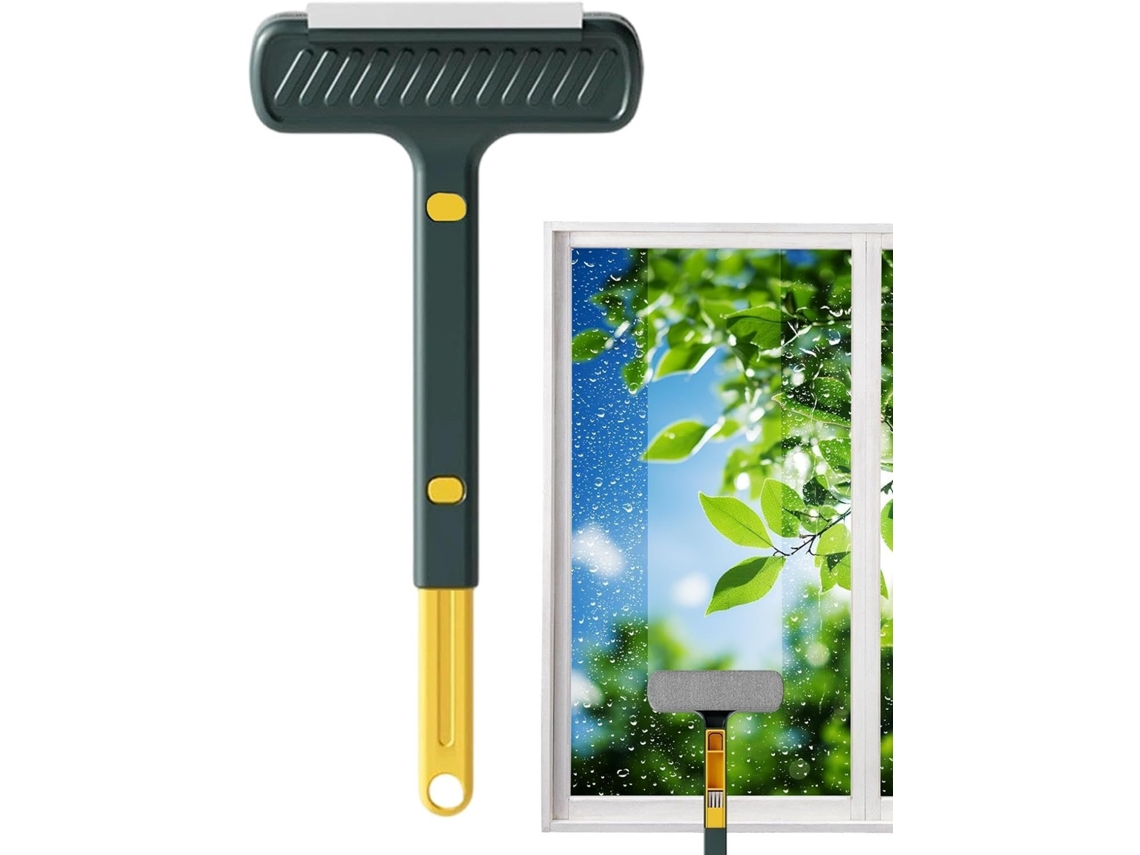 Ferramenta De Limpeza De Bigode Pure Com Cabo Telescópico E Rodo.